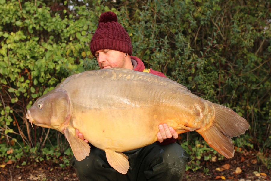 Darren Gowler banked "Pac Man" at an awesome weight of 43lb 8oz........