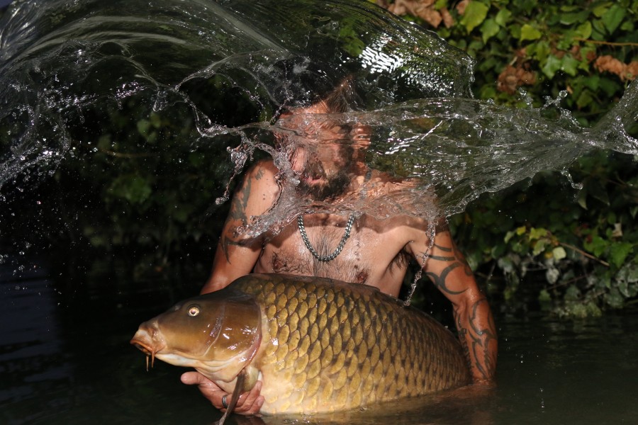 A very wet Steven on his PB hahaha gotta love a soaking!!!..............