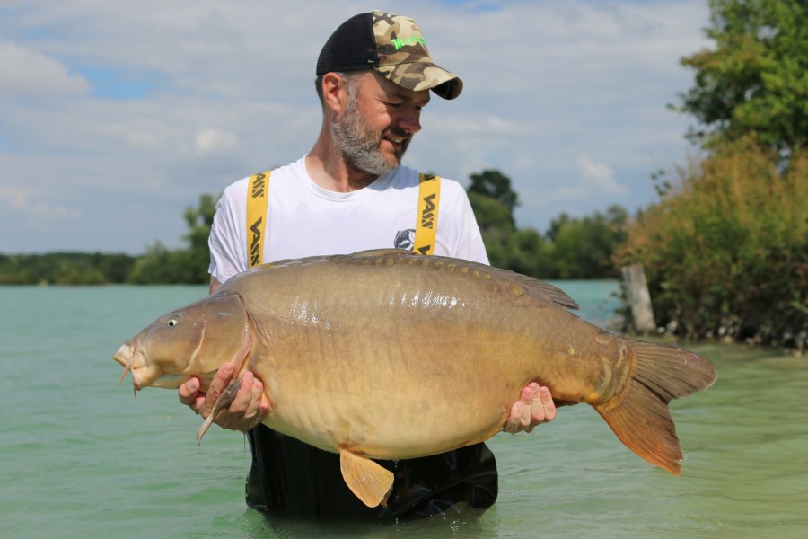 Andy Lewis for the second time with "Rons" what a unit of a fish!!!.........