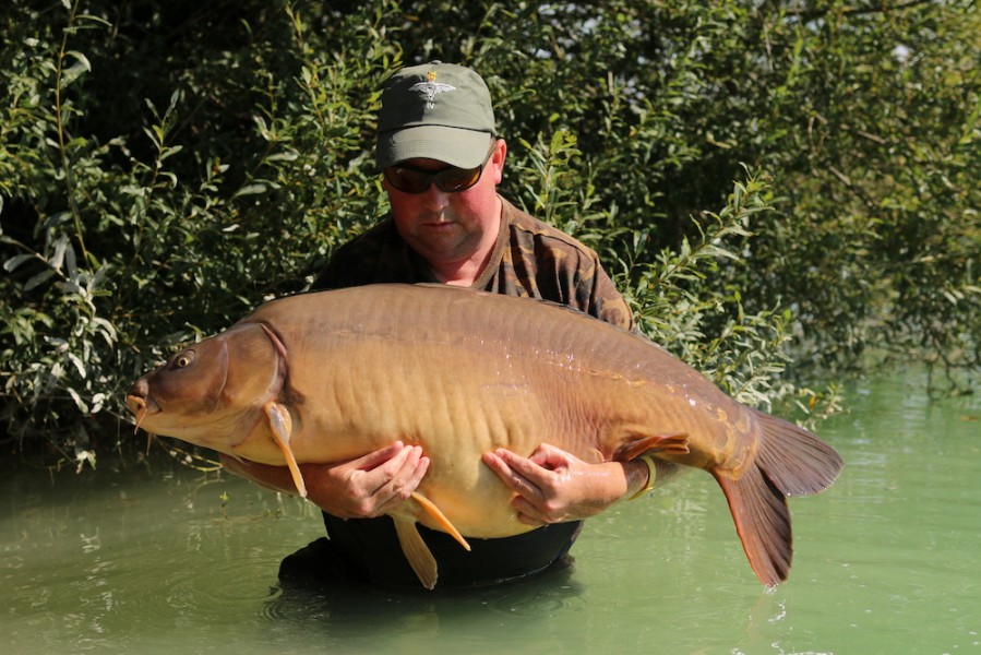 "Hansen" at 53lb 8oz came to visit Roger Hind.