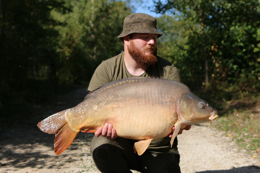 "Lester's" at 36lb 4oz fell for Johan Simberg's zig rig.