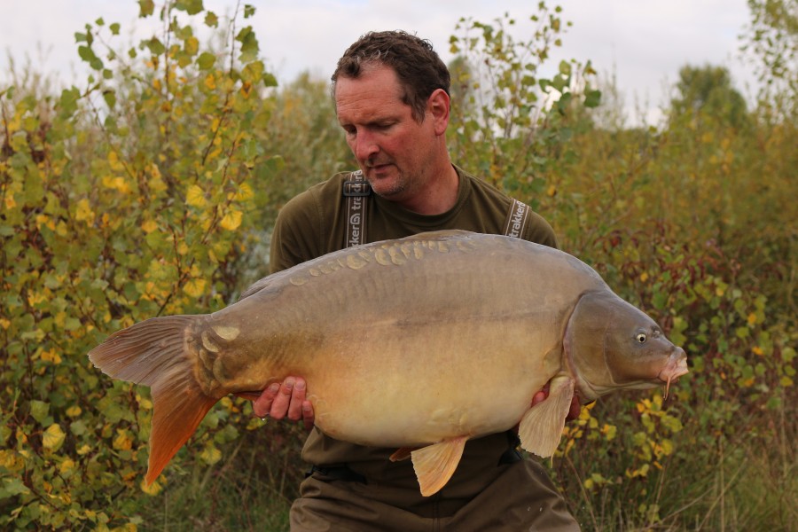 Nick Warburton's biggest fish of the week, "Hobnob" at 44lb 8oz.