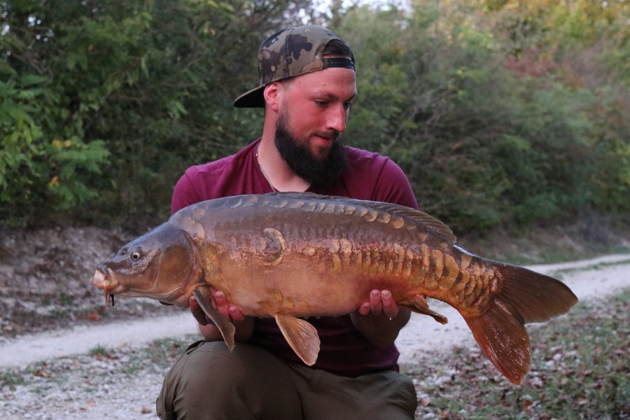 Frank Sekula with "Sideshow Bob" at 21lb 12oz.