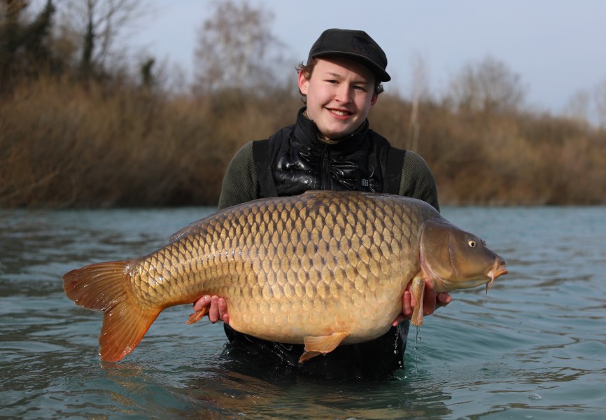 Lew with Mable! What a carp!