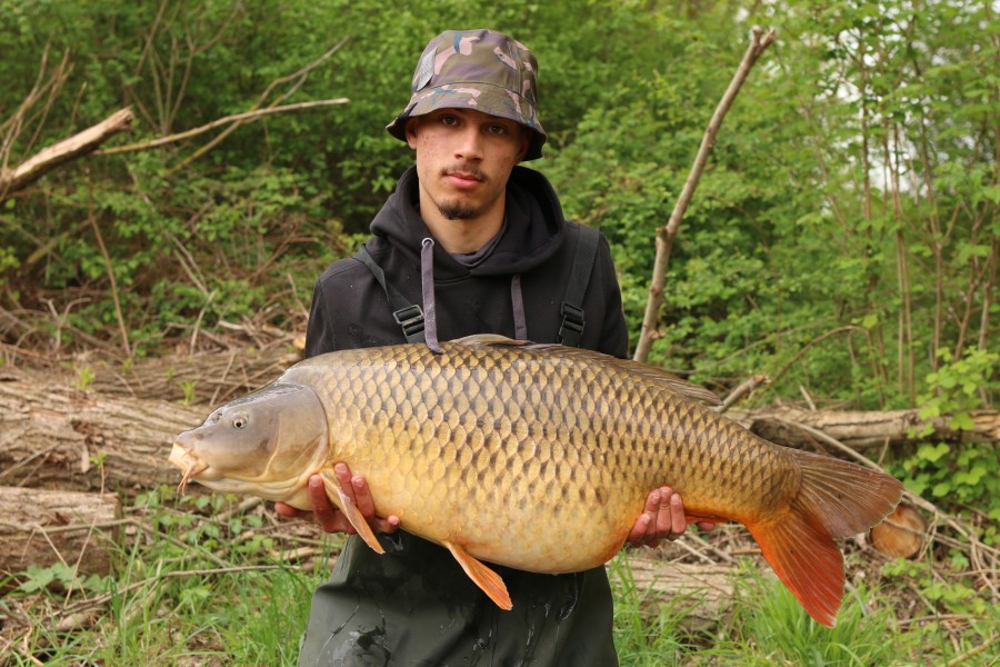 Could of smiled Deriece haha "Grim Reaper and a new P B at 45lb