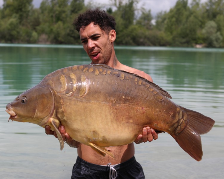 Brandon  with "The Sergeant" at 40lb.
