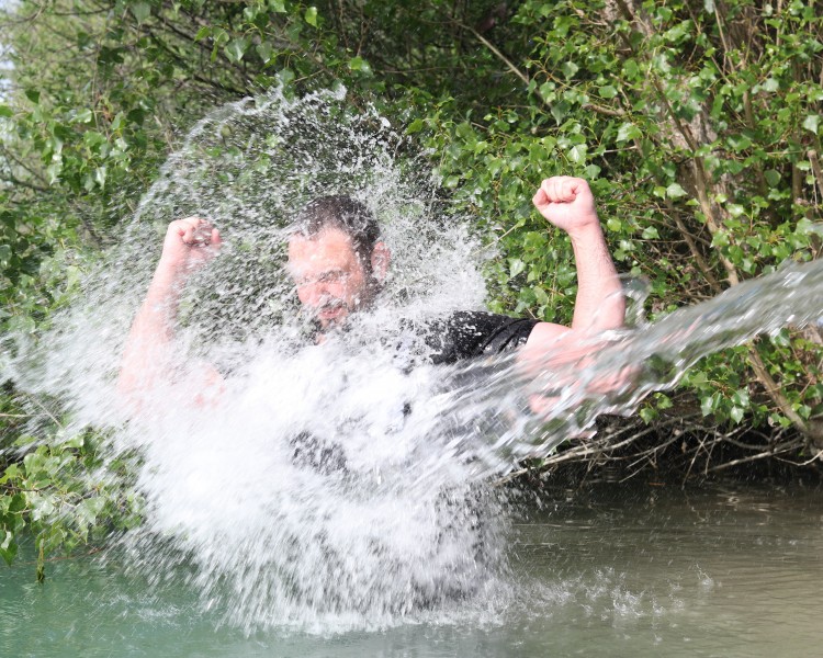 Smashing your PB means you're getting soaked!!!!!