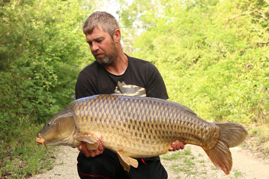 A very empty "long Common" at 45 lb 8oz well done on you P.B Ross