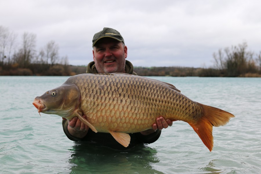 Dave with a 38lb common