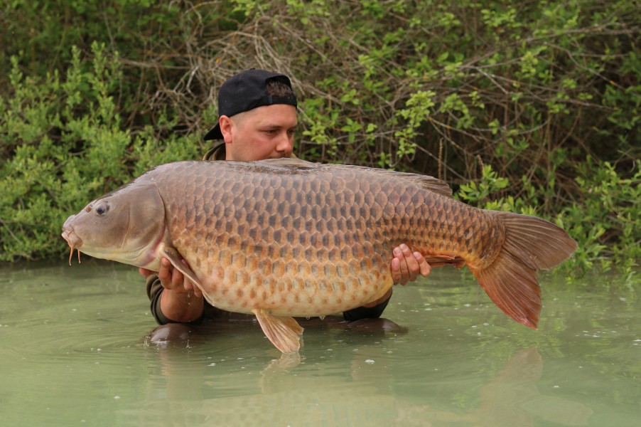 Dave with The Wedge at 55lb 8oz