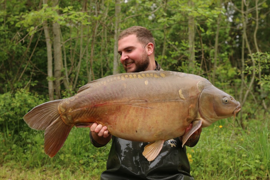 Rob with a 42lb mirror