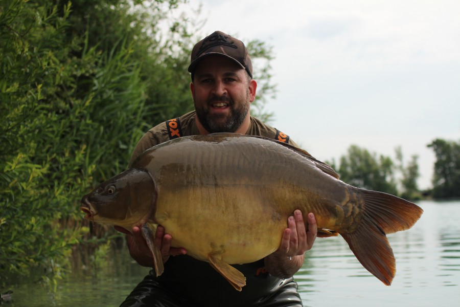 Bill in birches with a PB Rio at 41lb 13oz