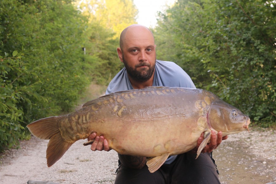 Another for Ricky with Wilbur weighing 36lb 2oz