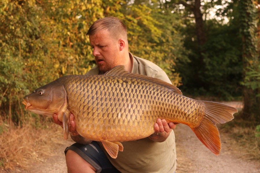 Rob Lock with his blank saving 30lb common