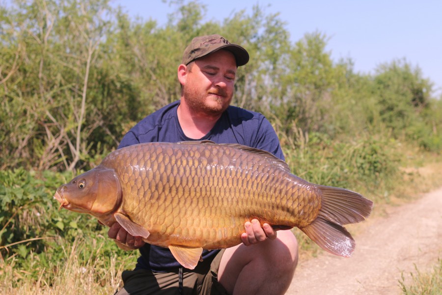 Jim in Shingles with Jaeger at 31lb 8oz