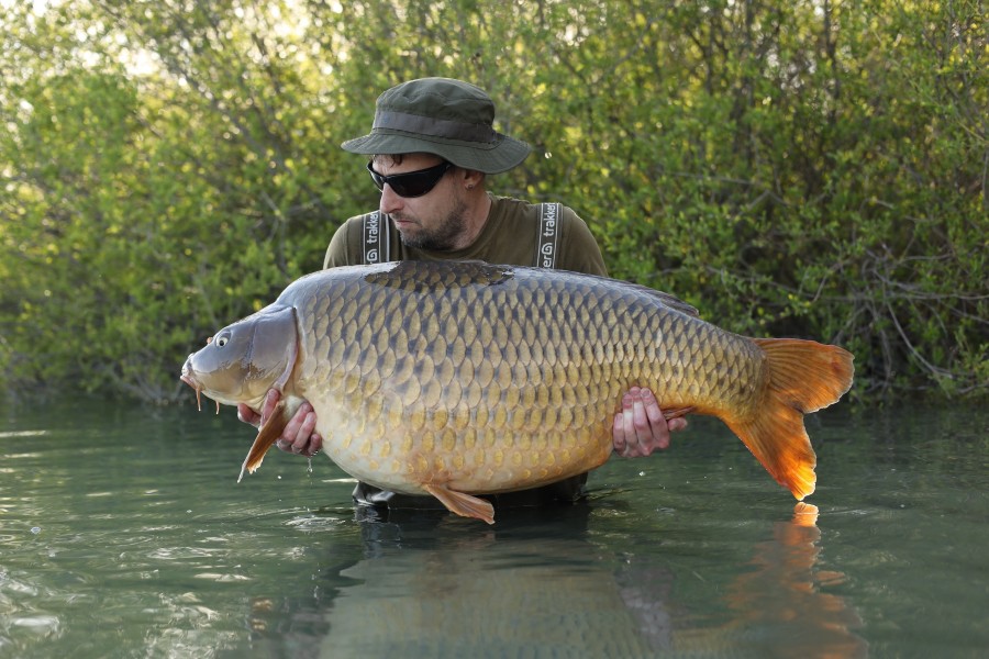 Andy with Mable at 63lb 14oz