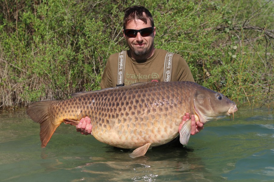 Andy with The Wedge - 53lb
