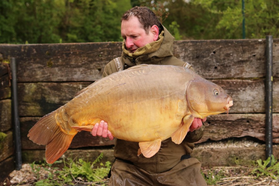 Nick with Pac-Man at 44lb