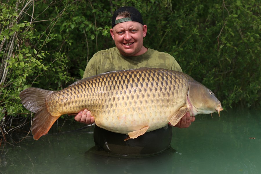 Ron with the Long Common at 55lb 8oz