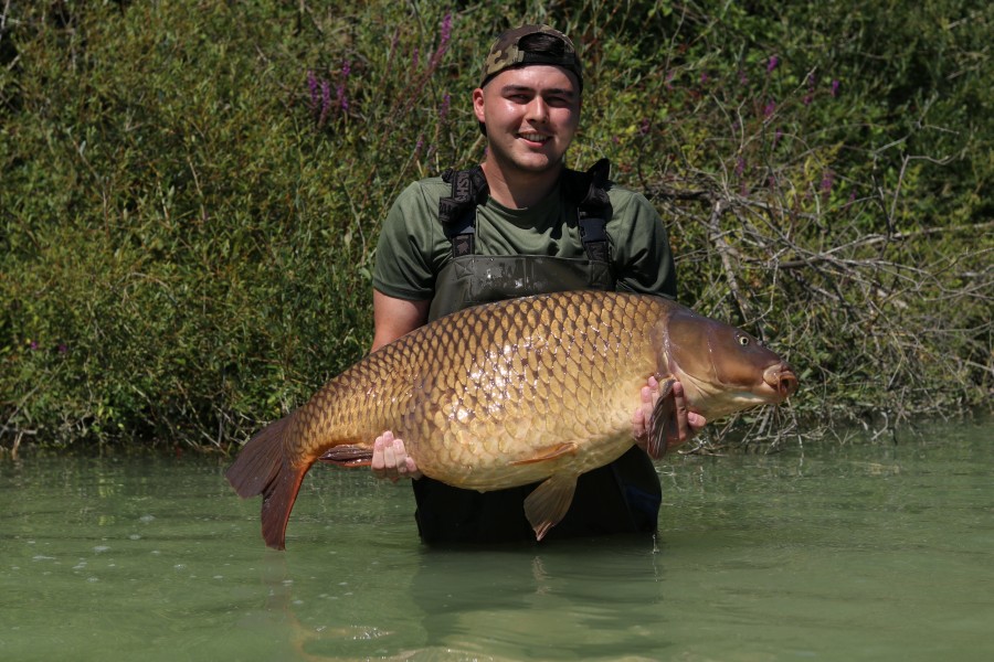 Connor with Le Flair at 50lb 4oz