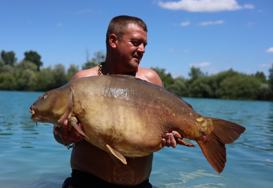 Lee with Frankie at 51lb 5oz