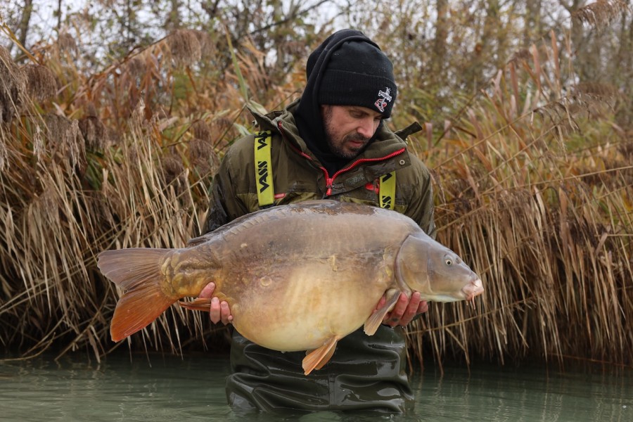 Jason in TP1 with Lou Lou at 44lb 8oz