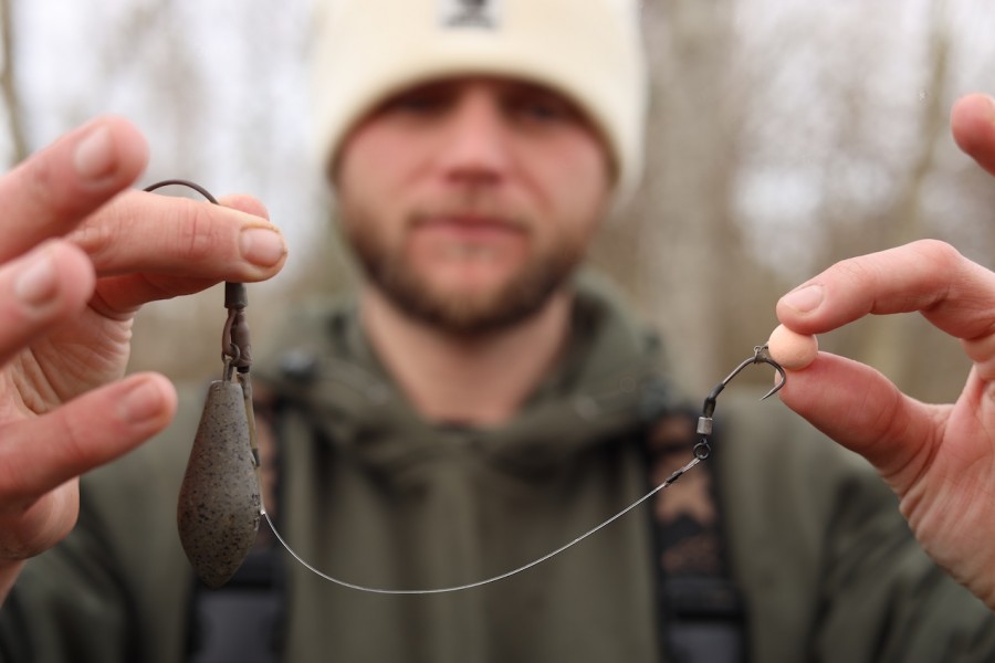 Nick in Bacheliers with his set up he used